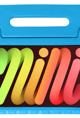 NoXx Hoesje Geschikt voor iPad Mini 6 Hoesje Kinderhoes Shockproof Hoes Kids Case Met Screenprotector - Blauw