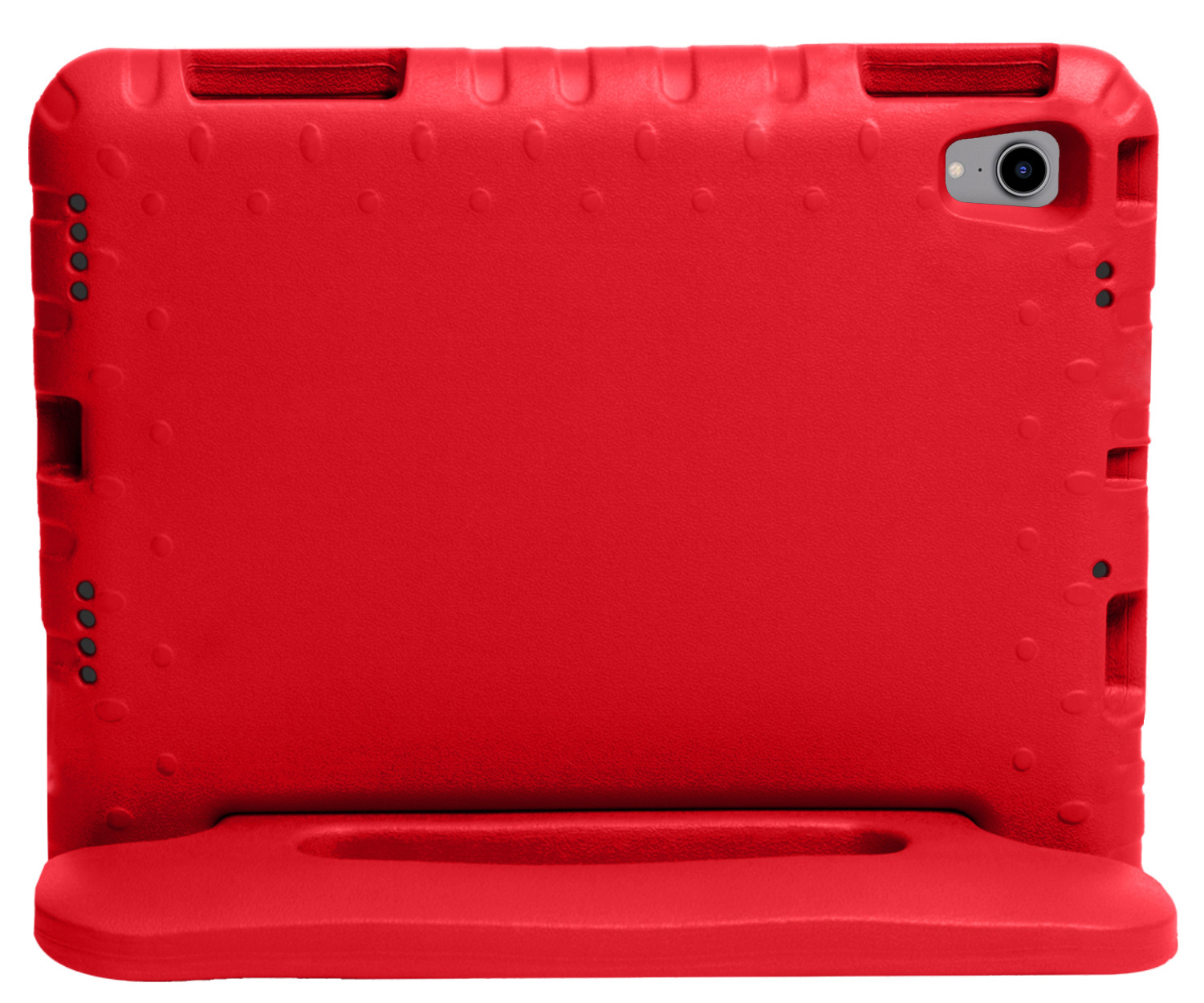 NoXx Hoesje Geschikt voor iPad Mini 6 Hoesje Kinderhoes Shockproof Hoes Kids Case Met Screenprotector - Rood