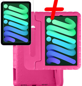 BASEY. BASEY. iPad Mini 6 Kinderhoes Met Screenprotector - Roze