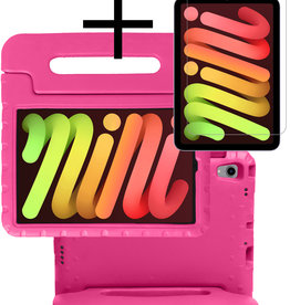 NoXx NoXx iPad Mini 6 Kinderhoes Met Screenprotector - Roze