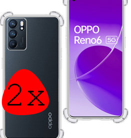 BASEY. BASEY. OPPO Reno 6 Hoesje Shockproof - 2 PACK
