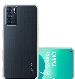 NoXx NoXx OPPO Reno 6 Hoesje Siliconen Transparant