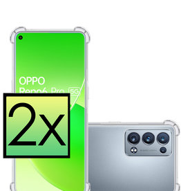 NoXx NoXx OPPO Reno 6 Pro Hoesje Shockproof - 2 PACK