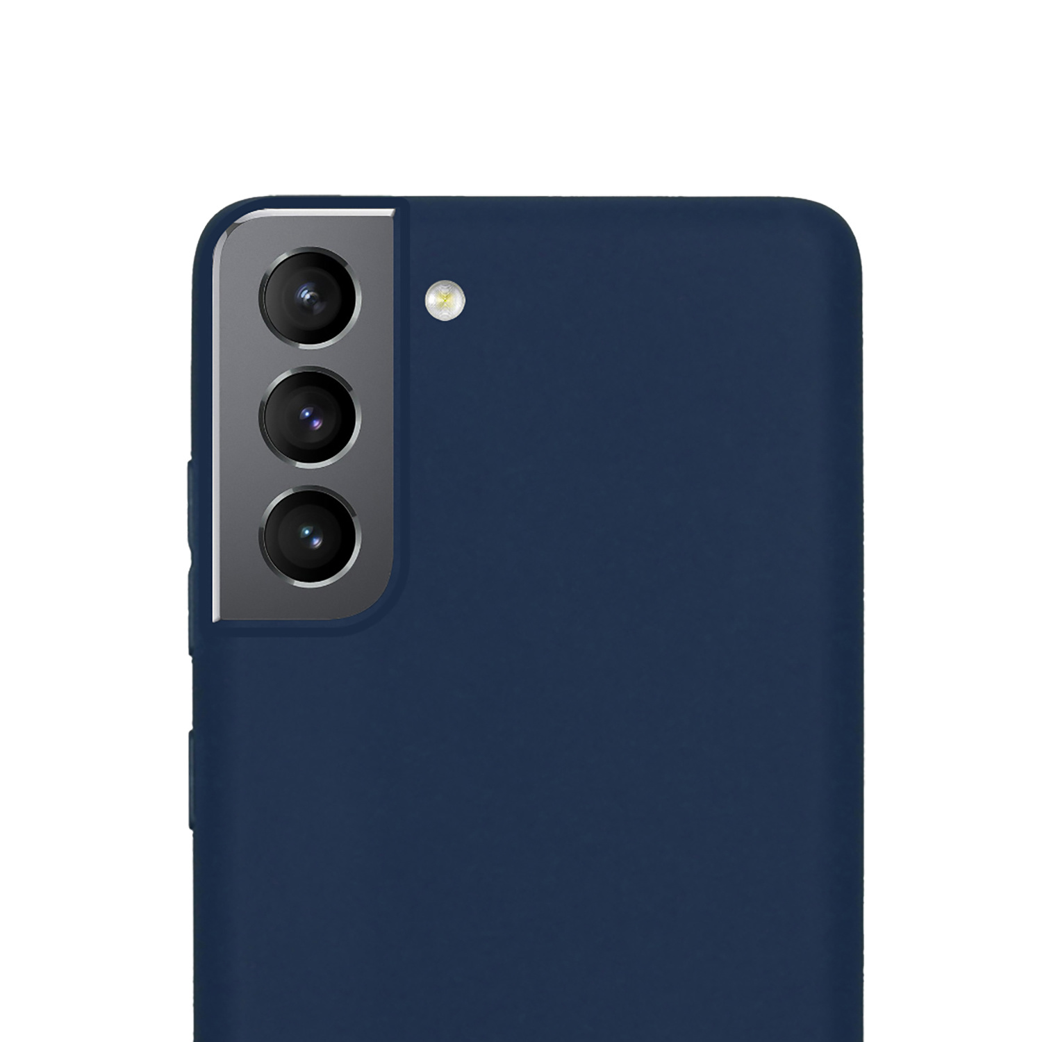 NoXx Hoes Geschikt voor Samsung S22 Hoesje Cover Siliconen Back Case Hoes - Donkerblauw