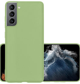 NoXx NoXx Samsung Galaxy S22 Hoesje Siliconen - Groen