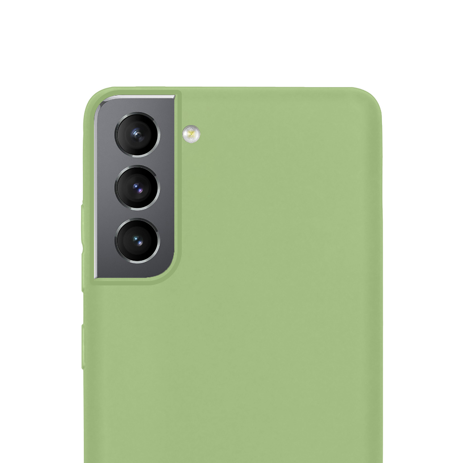 NoXx Hoes Geschikt voor Samsung S22 Hoesje Cover Siliconen Back Case Hoes - Groen