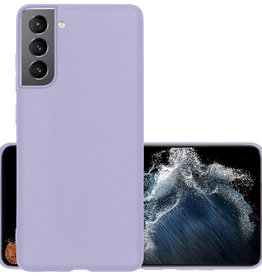 NoXx NoXx Samsung Galaxy S22 Hoesje Siliconen - Lila