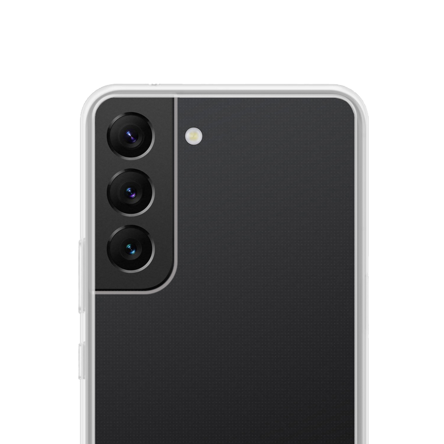 NoXx Hoes Geschikt voor Samsung S22 Hoesje Cover Siliconen Back Case Hoes - Transparant - 2x