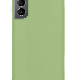 Nomfy Samsung Galaxy S22 Hoesje Siliconen - Groen