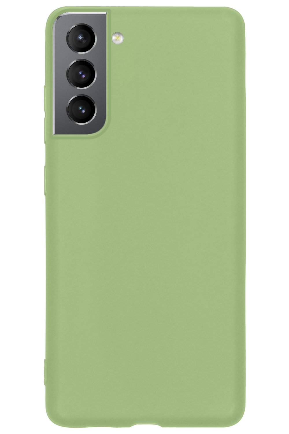 Nomfy Hoesje Geschikt voor Samsung S22 Hoesje Siliconen Cover Case - Hoes Geschikt voor Samsung Galaxy S22 Hoes Back Case - Groen