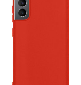 Nomfy Nomfy Samsung Galaxy S22 Hoesje Siliconen - Rood