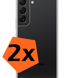 Nomfy Nomfy Samsung Galaxy S22 Hoesje Siliconen - Transparant - 2 PACK