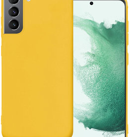 BASEY. BASEY. Samsung Galaxy S22 Hoesje Siliconen - Geel