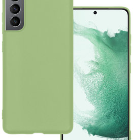 BASEY. BASEY. Samsung Galaxy S22 Hoesje Siliconen - Groen