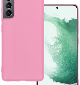 BASEY. BASEY. Samsung Galaxy S22 Hoesje Siliconen - Lichtroze