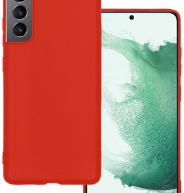 BASEY. BASEY. Samsung Galaxy S22 Hoesje Siliconen - Rood
