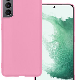 BASEY. BASEY. Samsung Galaxy S22 Plus Hoesje Siliconen - Lichtroze