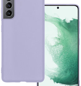 BASEY. BASEY. Samsung Galaxy S22 Plus Hoesje Siliconen - Lila