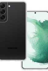 BASEY. Hoes Geschikt voor Samsung S22 Plus Hoesje Siliconen Back Cover Case - Hoesje Geschikt voor Samsung Galaxy S22 Plus Hoes Cover Hoesje - Transparant