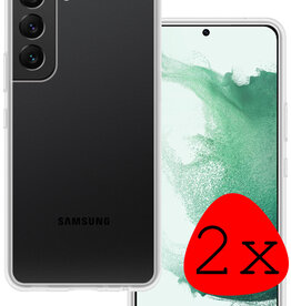 BASEY. BASEY. Samsung Galaxy S22 Plus Hoesje Siliconen - Transparant - 2 PACK