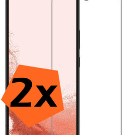 Nomfy Nomfy Samsung Galaxy S22 Screenprotector Glas - 2 PACK