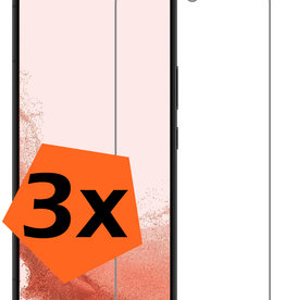 Nomfy Nomfy Samsung Galaxy S22 Screenprotector Glas - 3 PACK