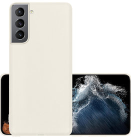NoXx NoXx Samsung Galaxy S22 Plus Hoesje Siliconen - Wit