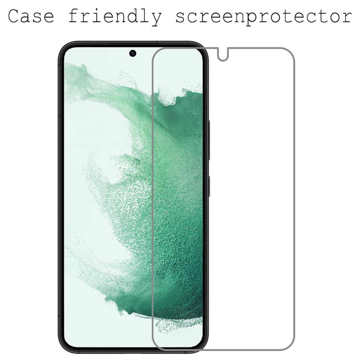BASEY. Screenprotector Geschikt voor Samsung S22 Plus Screenprotector Tempered Glass - Screenprotector Geschikt voor Samsung Galaxy S22 Plus Beschermglas Screen Protector Glas