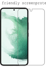 BASEY. Screenprotector Geschikt voor Samsung S22 Plus Screenprotector Tempered Glass - Screenprotector Geschikt voor Samsung Galaxy S22 Plus Beschermglas Screen Protector Glas - 3 Stuks