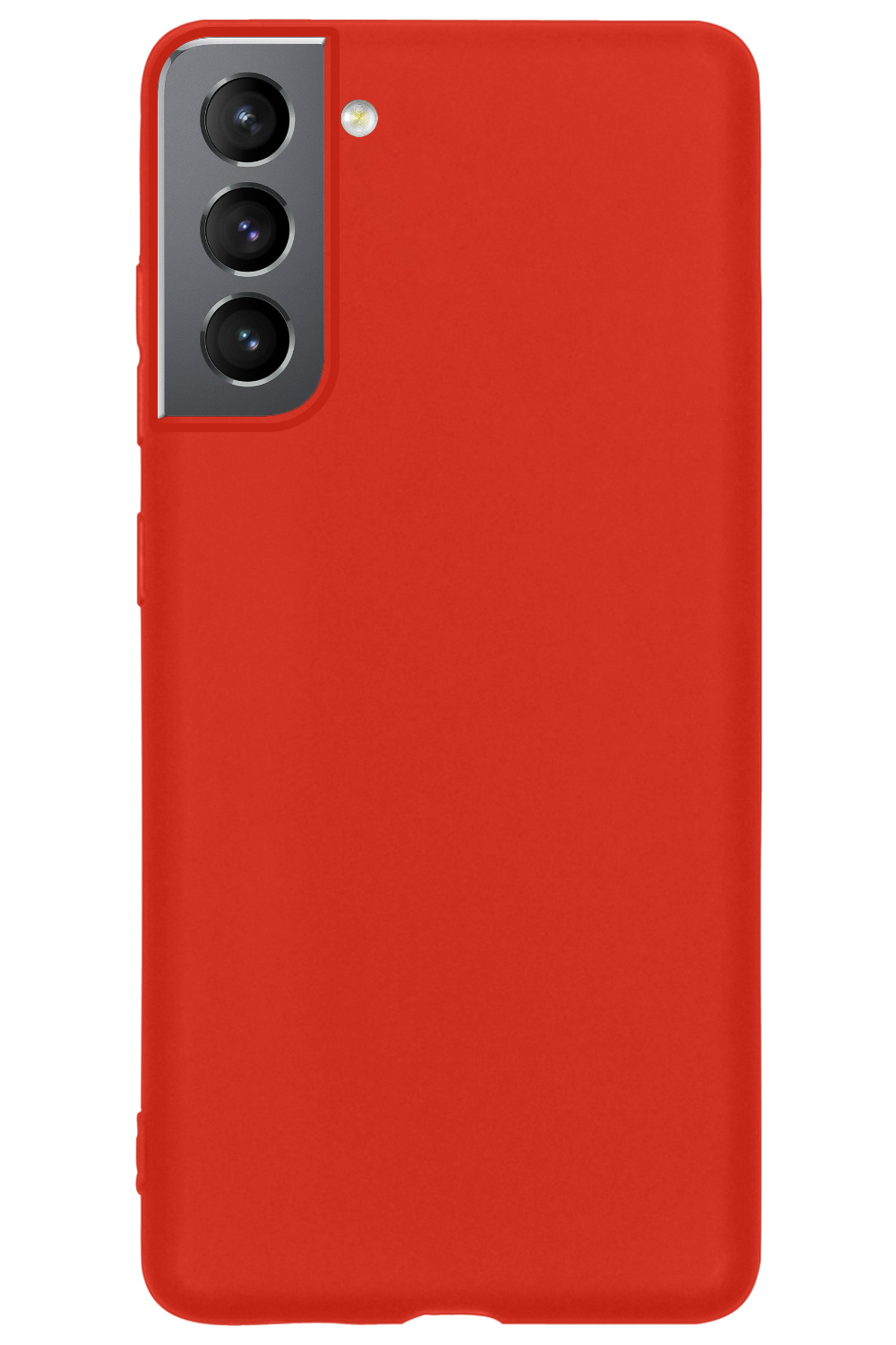 Nomfy Hoesje Geschikt voor Samsung S22 Plus Hoesje Siliconen Cover Case - Hoes Geschikt voor Samsung Galaxy S22 Plus Hoes Back Case - Rood