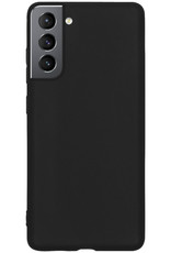 Nomfy Hoesje Geschikt voor Samsung S22 Plus Hoesje Siliconen Cover Case - Hoes Geschikt voor Samsung Galaxy S22 Plus Hoes Back Case - Zwart