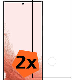 Nomfy Nomfy Samsung Galaxy S22 Ultra Screenprotector Glas - 2 PACK