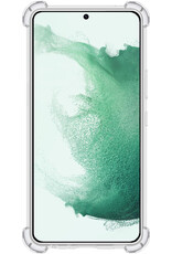 BASEY. Hoes Geschikt voor Samsung S22 Plus Hoesje Shock Proof Case Hoes Siliconen - Hoesje Geschikt voor Samsung Galaxy S22 Plus Hoes Cover Shockproof - Transparant