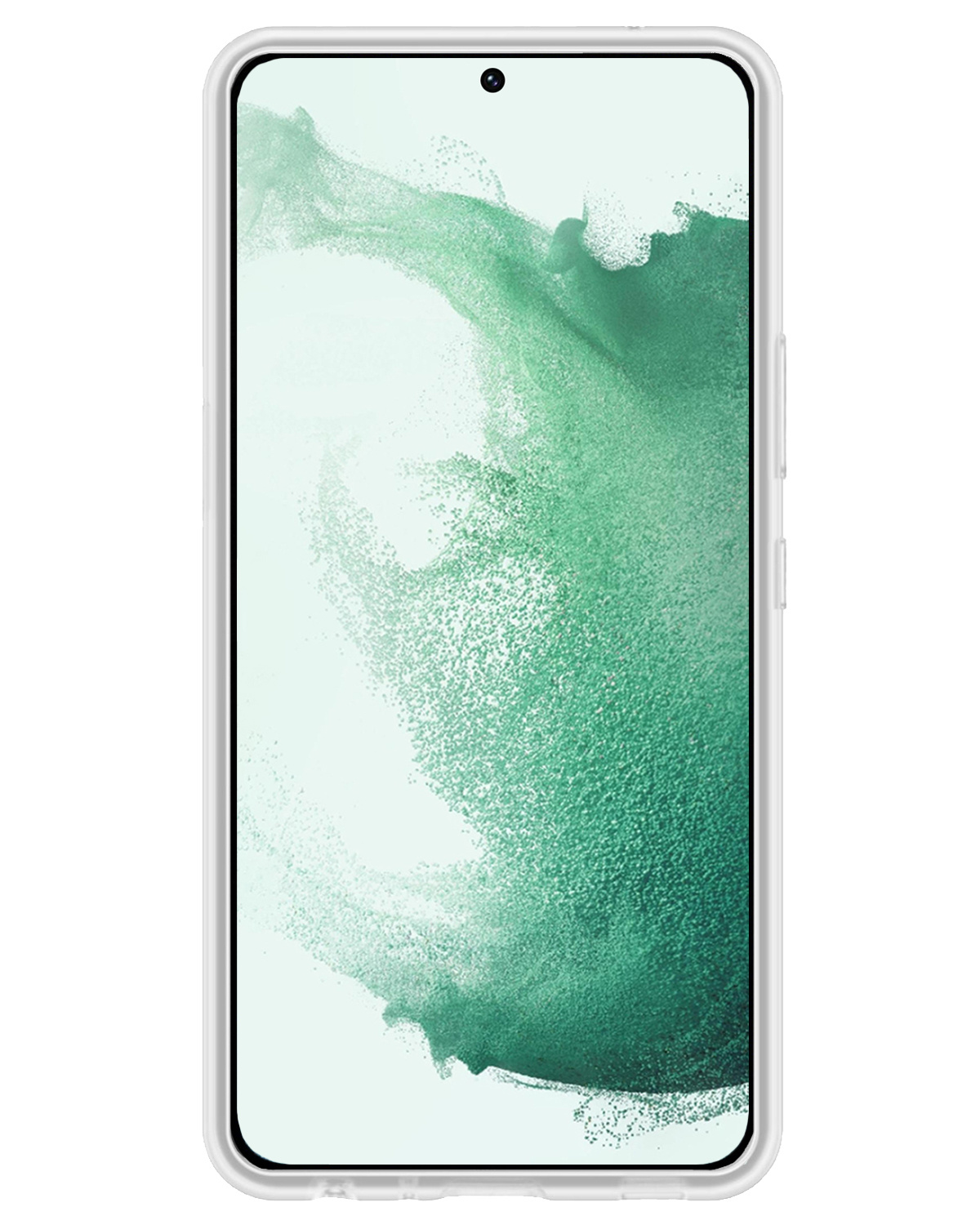 BASEY. Hoes Geschikt voor Samsung S22 Ultra Hoesje Siliconen Back Cover Case - Hoesje Geschikt voor Samsung Galaxy S22 Ultra Hoes Cover Hoesje - Transparant - 2 Stuks