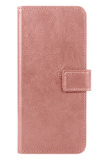 BASEY. Hoes Geschikt voor Samsung S22 Hoesje Bookcase Hoes Flip Case Book Cover - Hoesje Geschikt voor Samsung Galaxy S22 Hoes Book Case Hoesje - Rosé goud