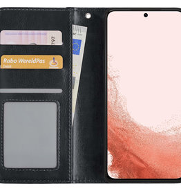 Nomfy Nomfy Samsung Galaxy S22 Hoesje Bookcase - Zwart