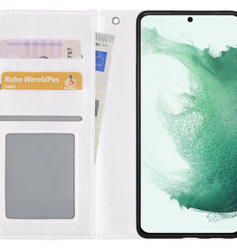 BASEY. BASEY. Samsung Galaxy S22 Plus Hoesje Bookcase - Wit