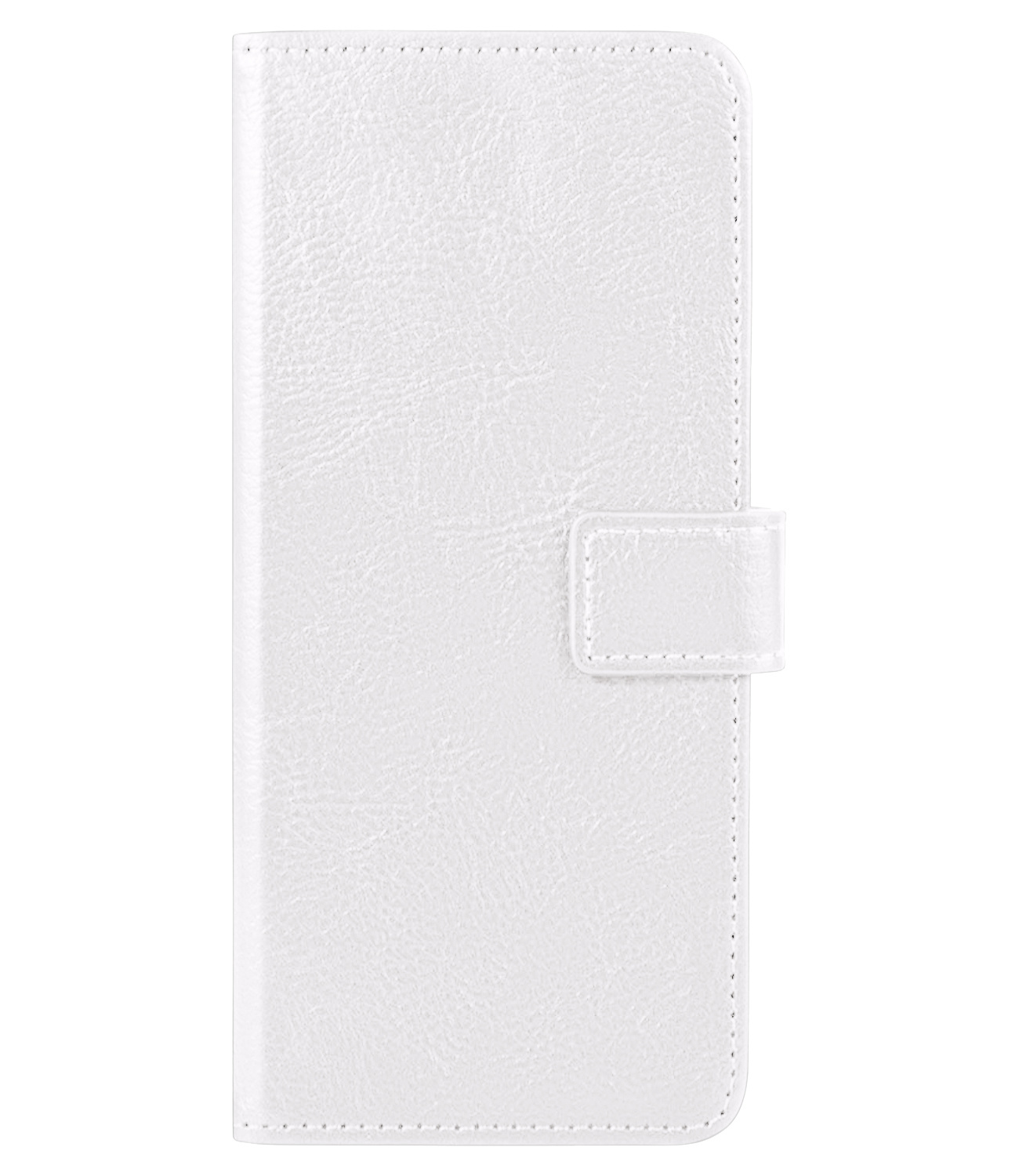 BASEY. Hoes Geschikt voor Samsung S22 Plus Hoesje Bookcase Hoes Flip Case Book Cover - Hoesje Geschikt voor Samsung Galaxy S22 Plus Hoes Book Case Hoesje - Wit