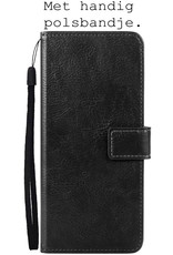 BASEY. Hoes Geschikt voor Samsung S22 Plus Hoesje Bookcase Hoes Flip Case Book Cover - Hoesje Geschikt voor Samsung Galaxy S22 Plus Hoes Book Case Hoesje - Zwart