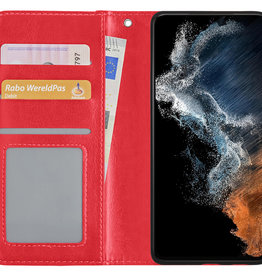 NoXx NoXx Samsung Galaxy S22 Plus Hoesje Bookcase - Rood