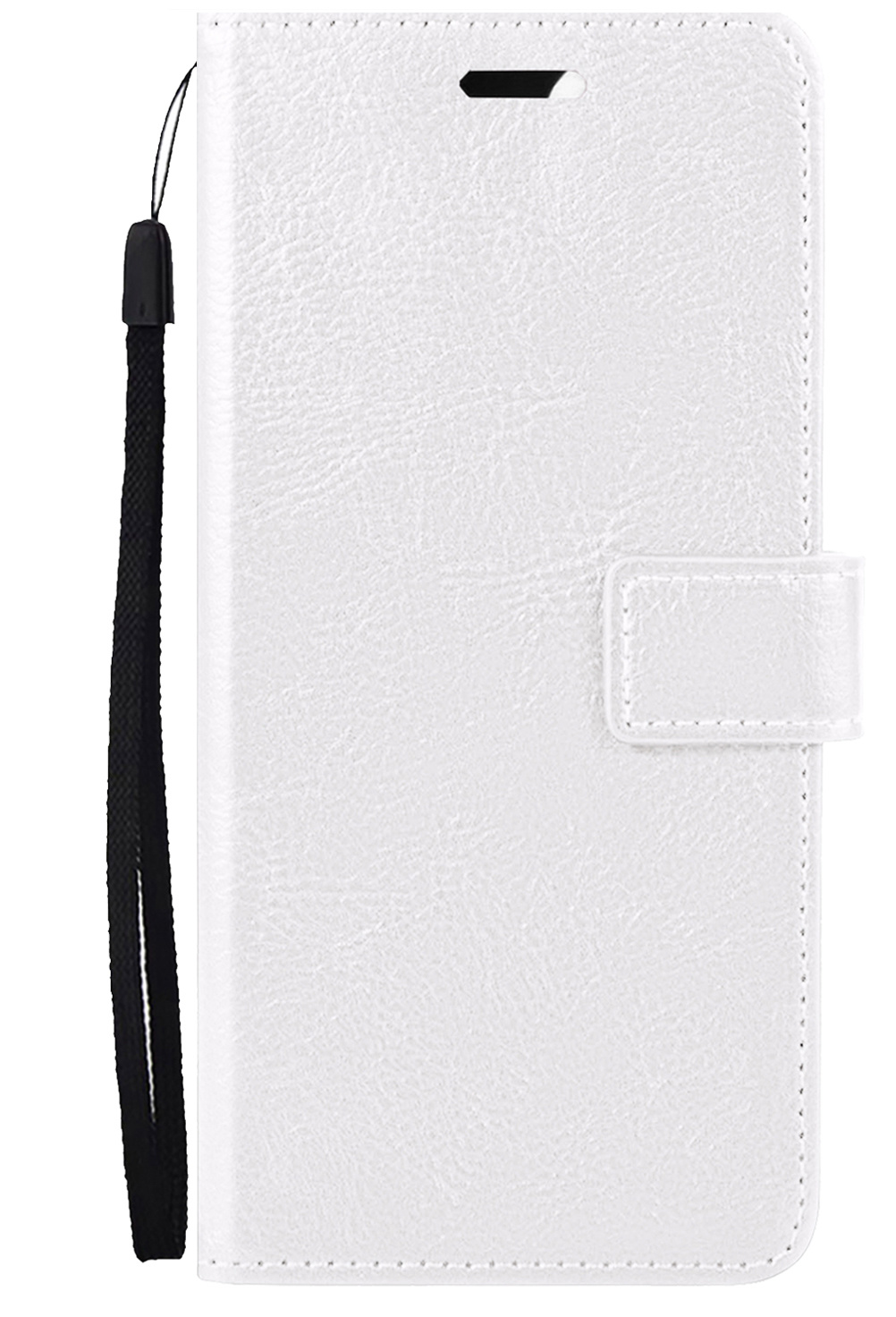 NoXx Hoes Geschikt voor Samsung S22 Plus Hoesje Book Case Hoes Flip Cover Wallet Bookcase - Wit