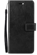 NoXx Hoes Geschikt voor Samsung S22 Plus Hoesje Book Case Hoes Flip Cover Wallet Bookcase - Zwart