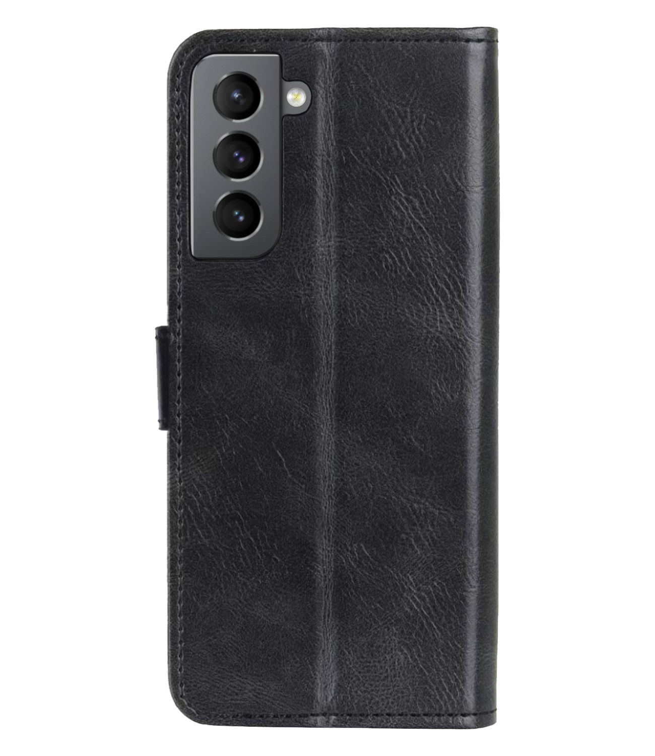 NoXx Hoes Geschikt voor Samsung S22 Plus Hoesje Book Case Hoes Flip Cover Wallet Bookcase - Zwart