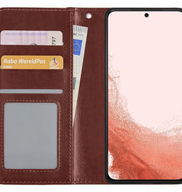 Nomfy Nomfy Samsung Galaxy S22 Plus Hoesje Bookcase - Bruin