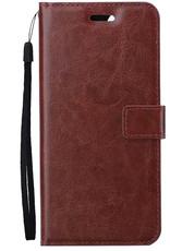 Nomfy Hoesje Geschikt voor Samsung S22 Plus Hoes Bookcase Flipcase Book Cover - Hoes Geschikt voor Samsung Galaxy S22 Plus Hoesje Book Case - Bruin