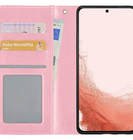 Nomfy Nomfy Samsung Galaxy S22 Plus Hoesje Bookcase - Lichtroze