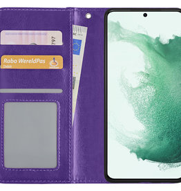 BASEY. BASEY. Samsung Galaxy S22 Ultra Hoesje Bookcase - Paars