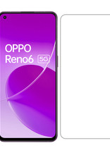 BASEY. Screenprotector Geschikt voor OPPO Reno 6 Screenprotector Tempered Glass - Screenprotector Geschikt voor OPPO Reno 6 Beschermglas Screen Protector Glas