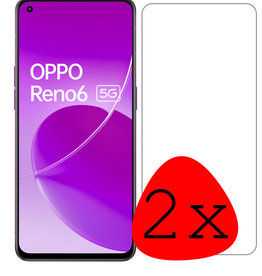 BASEY. BASEY. OPPO Reno 6 Screenprotector Glas - 2 PACK