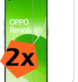 Nomfy Nomfy OPPO Reno 6 Screenprotector Glas - 2 PACK